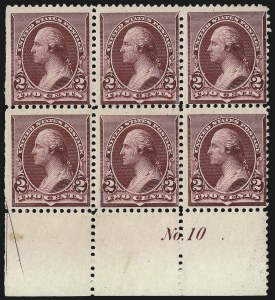 Sale 1084, Lot 3499, 1890-93 Issue (Scott 219-229)
