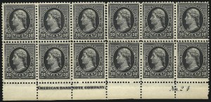 Sale 1084, Lot 3514, 1890-93 Issue (Scott 219-229)