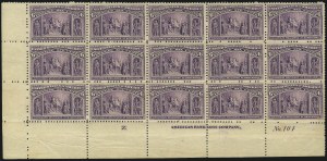 Sale 1084, Lot 3535, 1893 Columbian Issue (Scott 230-245)
