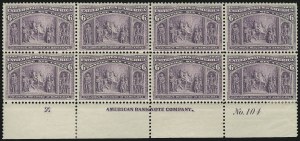 Sale 1084, Lot 3536, 1893 Columbian Issue (Scott 230-245)