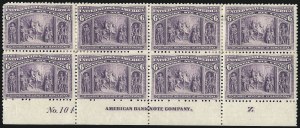 Sale 1084, Lot 3537, 1893 Columbian Issue (Scott 230-245)