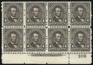 Sale 1084, Lot 3569, 1894 Unwatermarked Bureau Issue (Scott 246-263)