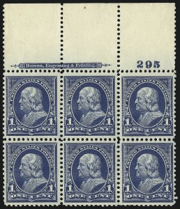 Sale 1084, Lot 3590, 1895 Watermarked Bureau Issue (Scott 264-278)