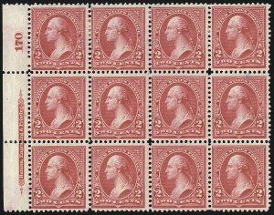 Sale 1084, Lot 3592, 1895 Watermarked Bureau Issue (Scott 264-278)