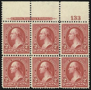 Sale 1084, Lot 3596, 1895 Watermarked Bureau Issue (Scott 264-278)
