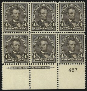 Sale 1084, Lot 3597, 1895 Watermarked Bureau Issue (Scott 264-278)