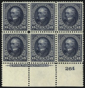 Sale 1084, Lot 3616, 1895 Watermarked Bureau Issue (Scott 264-278)