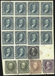 Sale 1084, Lot 3637, 1895 Watermarked Bureau Issue (Scott 264-278)