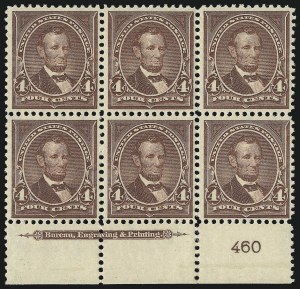 Sale 1084, Lot 3645, 1897-1903 Change of Colors Bureau Issue (Scott 279-284)