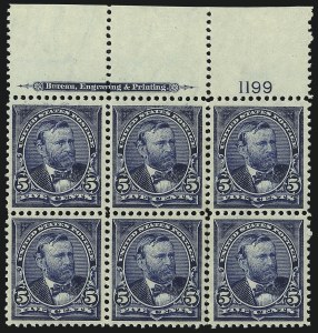Sale 1084, Lot 3648, 1897-1903 Change of Colors Bureau Issue (Scott 279-284)