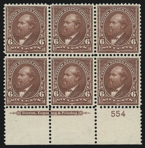 Sale 1084, Lot 3650, 1897-1903 Change of Colors Bureau Issue (Scott 279-284)
