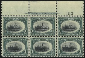 Sale 1084, Lot 3672, 1901 Pan-American Issue (Scott 294-299)