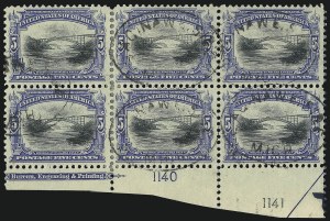 Sale 1084, Lot 3674, 1901 Pan-American Issue (Scott 294-299)