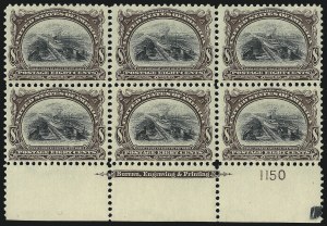 Sale 1084, Lot 3682, 1901 Pan-American Issue (Scott 294-299)