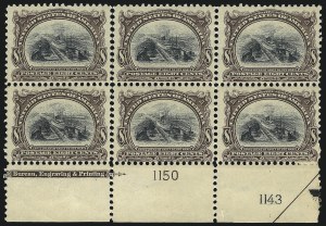 Sale 1084, Lot 3684, 1901 Pan-American Issue (Scott 294-299)