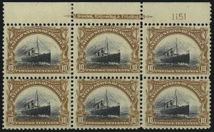Sale 1084, Lot 3687, 1901 Pan-American Issue (Scott 294-299)