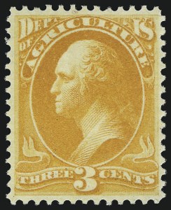 Sale 1085, Lot 4011, Agriculture Department (Scott O1-O9)