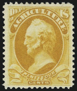 Sale 1085, Lot 4016, Agriculture Department (Scott O1-O9)