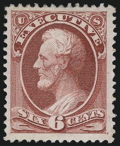 Sale 1085, Lot 4030, Executive Department (Scott O10-O14)