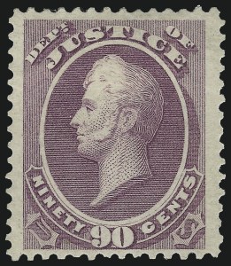 Sale 1085, Lot 4058, Justice Department (Scott O250O34)