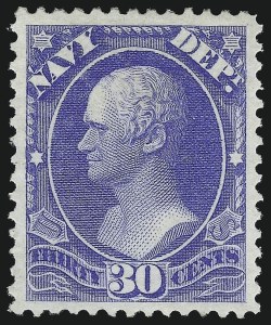 Sale 1085, Lot 4071, Navy Department (Scott O35-O45)
