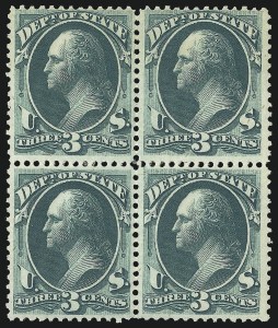 Sale 1085, Lot 4090, State Department (Scott O57-O71)