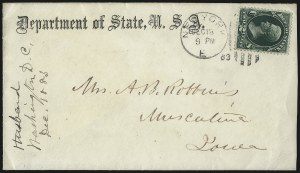 Sale 1085, Lot 4109, State Department (Scott O57-O71)