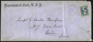 Sale 1085, Lot 4112, State Department (Scott O57-O71)