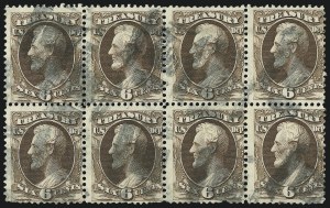 Sale 1085, Lot 4120, Treasury Department (Scott O72-O82)
