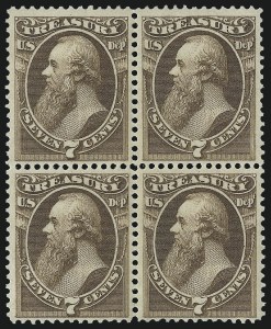 Sale 1085, Lot 4123, Treasury Department (Scott O72-O82)