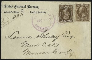 Sale 1085, Lot 4140, Treasury Department (Scott O72-O82)
