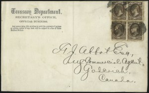 Sale 1085, Lot 4142, Treasury Department (Scott O72-O82)