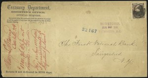 Sale 1085, Lot 4143, Treasury Department (Scott O72-O82)
