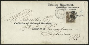 Sale 1085, Lot 4145, Treasury Department (Scott O72-O82)