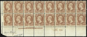 Sale 1085, Lot 4160, War Department (Scott O83-O93)