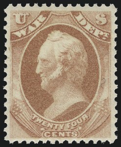 Sale 1085, Lot 4167, War Department (Scott O83-O93)