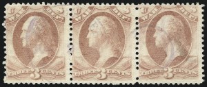 Sale 1085, Lot 4208, 1875 American Bank Note Co. Printing on Soft Paper (Scott O94-O117)