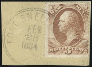 Sale 1085, Lot 4209, 1875 American Bank Note Co. Printing on Soft Paper (Scott O94-O117)