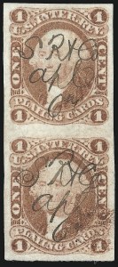 Sale 1089, Lot 204, First Issue Imperforate, 1c-$1.90