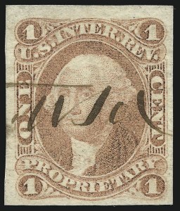 Sale 1089, Lot 206, First Issue Imperforate, 1c-$1.90
