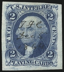 Sale 1089, Lot 211, First Issue Imperforate, 1c-$1.90