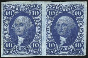 Sale 1089, Lot 224, First Issue Imperforate, 1c-$1.90