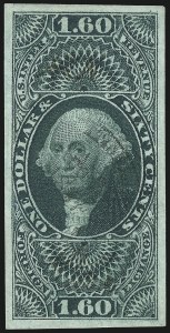 Sale 1089, Lot 236, First Issue Imperforate, 1c-$1.90