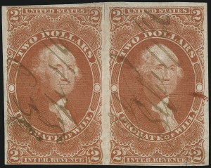 Sale 1089, Lot 245, First Issue Imperforate, $2.00-$200.00