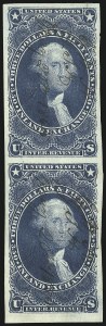 Sale 1089, Lot 252, First Issue Imperforate, $2.00-$200.00