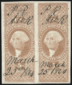 Sale 1089, Lot 259, First Issue Imperforate, $2.00-$200.00