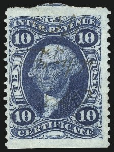 Sale 1089, Lot 292, First Issue Part Perforated