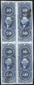 Sale 1089, Lot 347, First Issue Blocks and Record-Size Multiples, Imperforate, 1c-60c