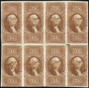 Sale 1089, Lot 381, First Issue Blocks and Record-Size Multiples, Imperforate, $1.00-$200.00