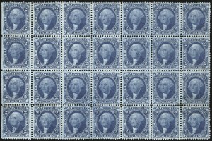 Sale 1089, Lot 418, First Issue Blocks and Record-Size Multiples, Perforated